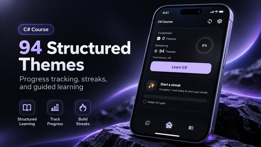Sprzedam aplikację do nauki C# – Flutter, Firebase, 1700 ćwiczeń